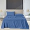 Luxury Dreams 4-Piece 1800 TC Series Deep-Pocket Luxurious Organic Bamboo Blend Bed Sheet Set LD-1800BF-4PC-DBLU-CK - alternate 1